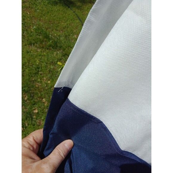 Bed Skirt Navy Blue by Mainstays King 78" x 80" x 14" NEW - Picture 3 of 4